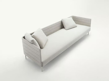 FRAME ON - 4 seater fabric garden sofa by Paola Lenti - view 2